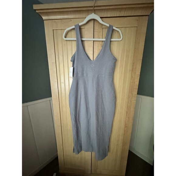 Beyond Yoga Women's Spacedye Inspire Midi Dress Cloud Gray Size Small NWT - Picture 4 of 6